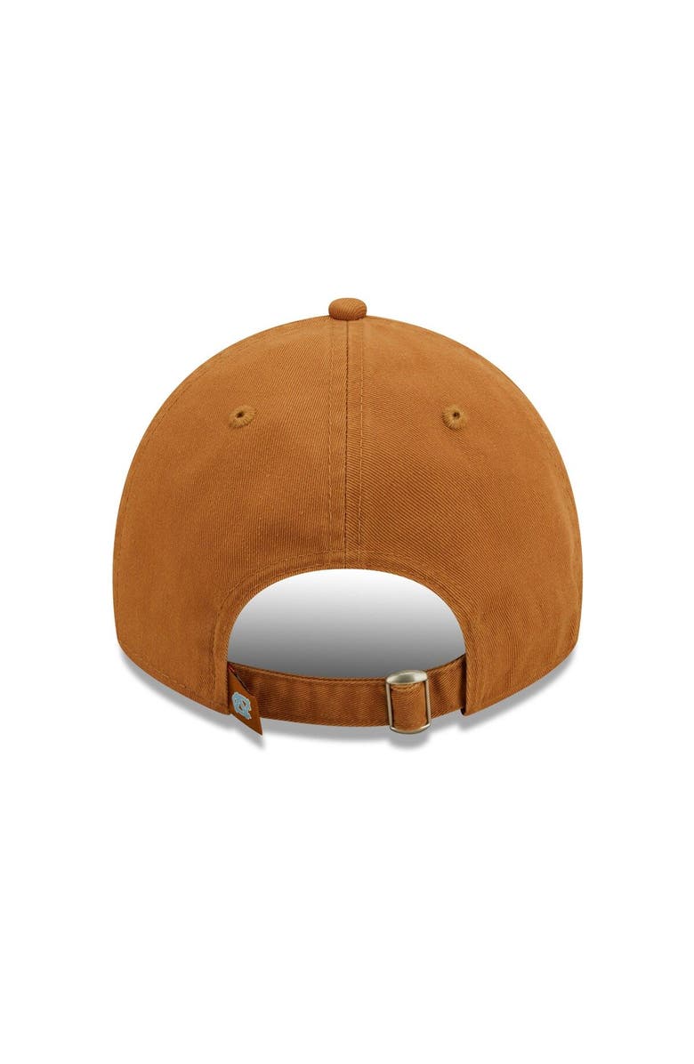 New Era Men's New Era  Khaki North Carolina Tar Heels Core Classic 2.0 9TWENTY Adjustable Hat, Alternate, color, 