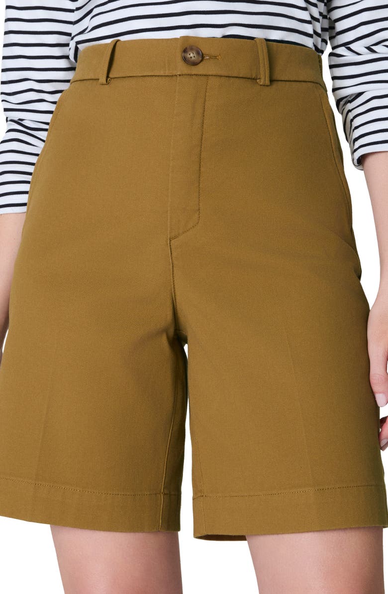 SPANX<sup>®</sup> SPANXsupersmooth<sup>™</sup> Stretch Twill Shorts, Alternate, color, Flax