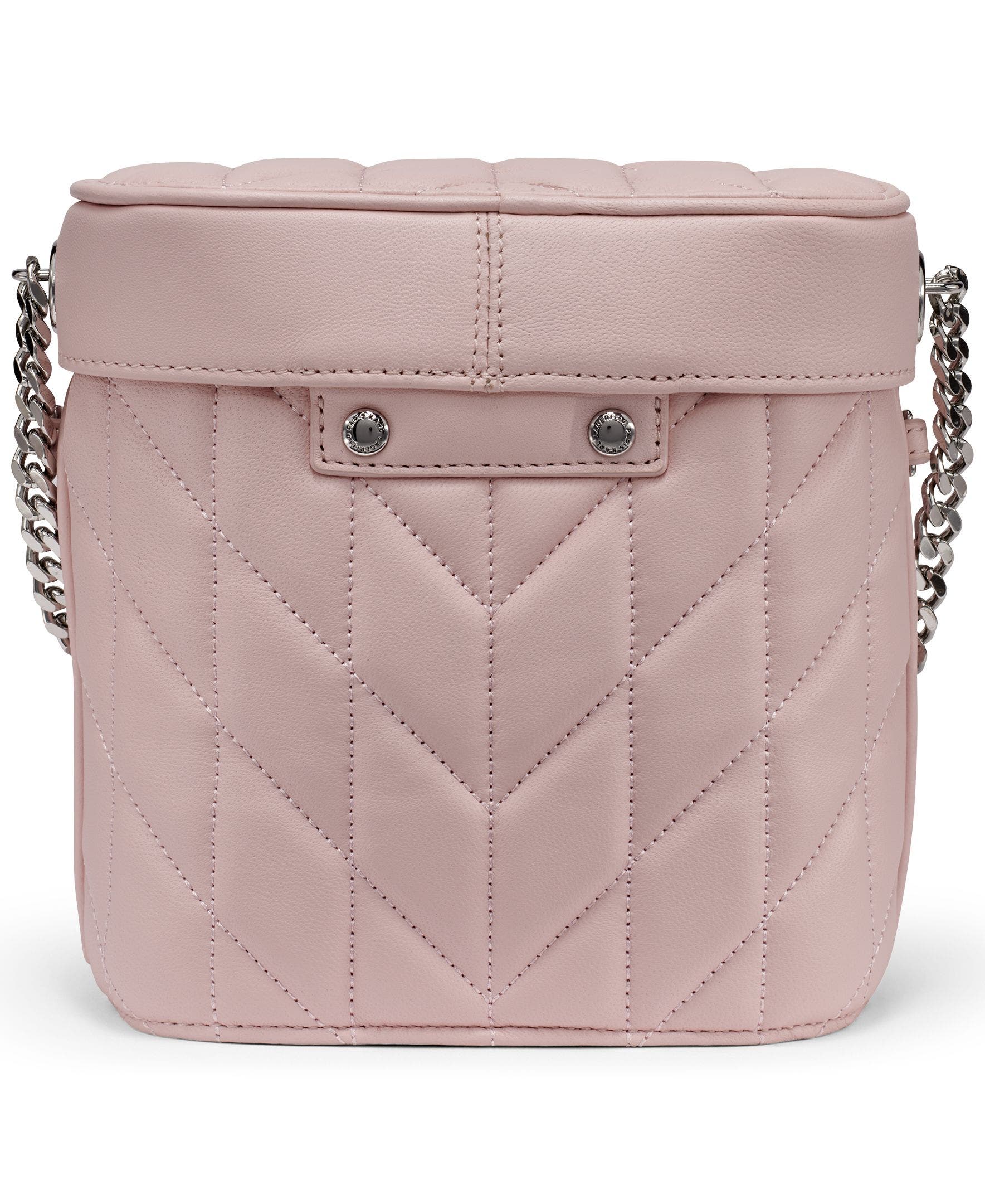 KARL LAGERFELD PARIS Lafayette Crossbody, Alternate, color, Lotus