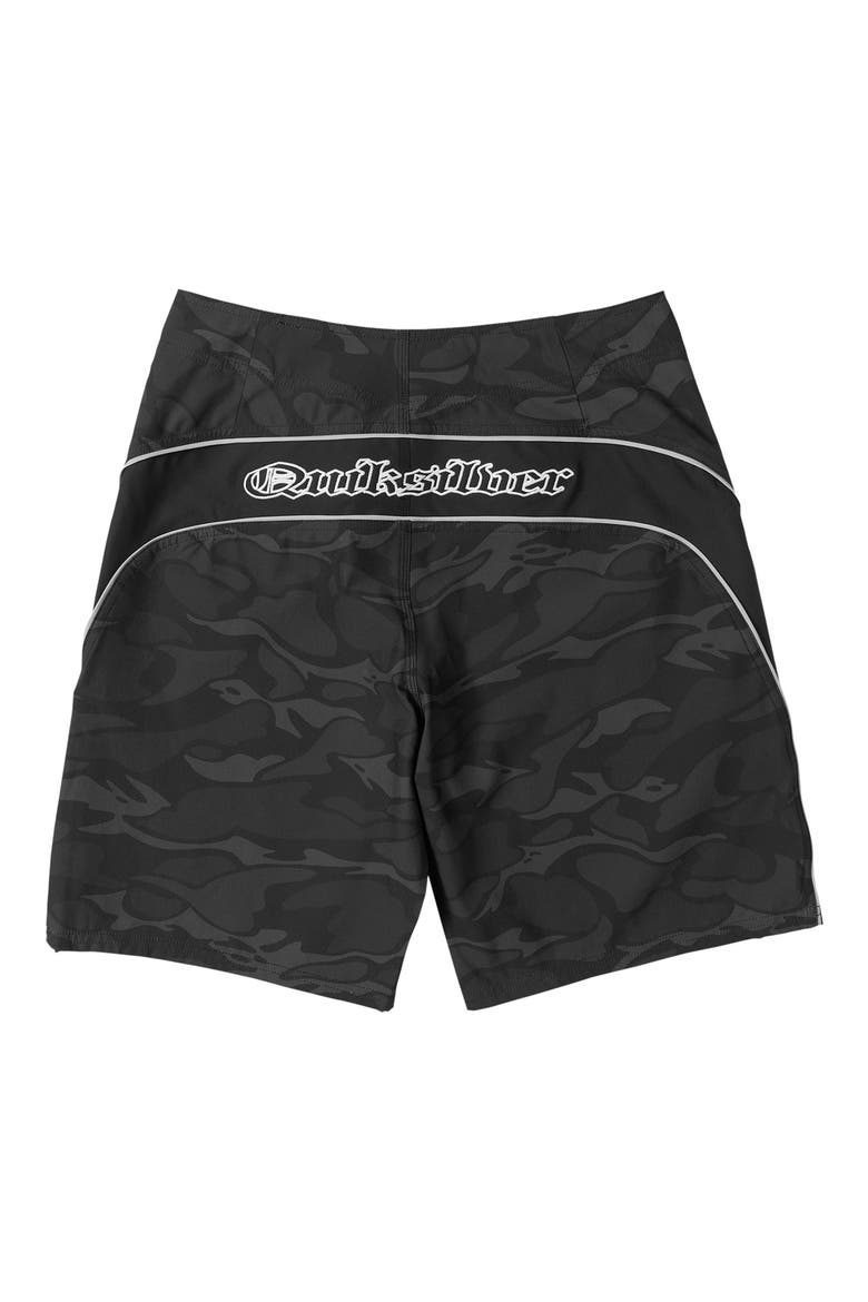 Mercury Gravity Print Board Shorts, Alternate, color, ANTHRACITE