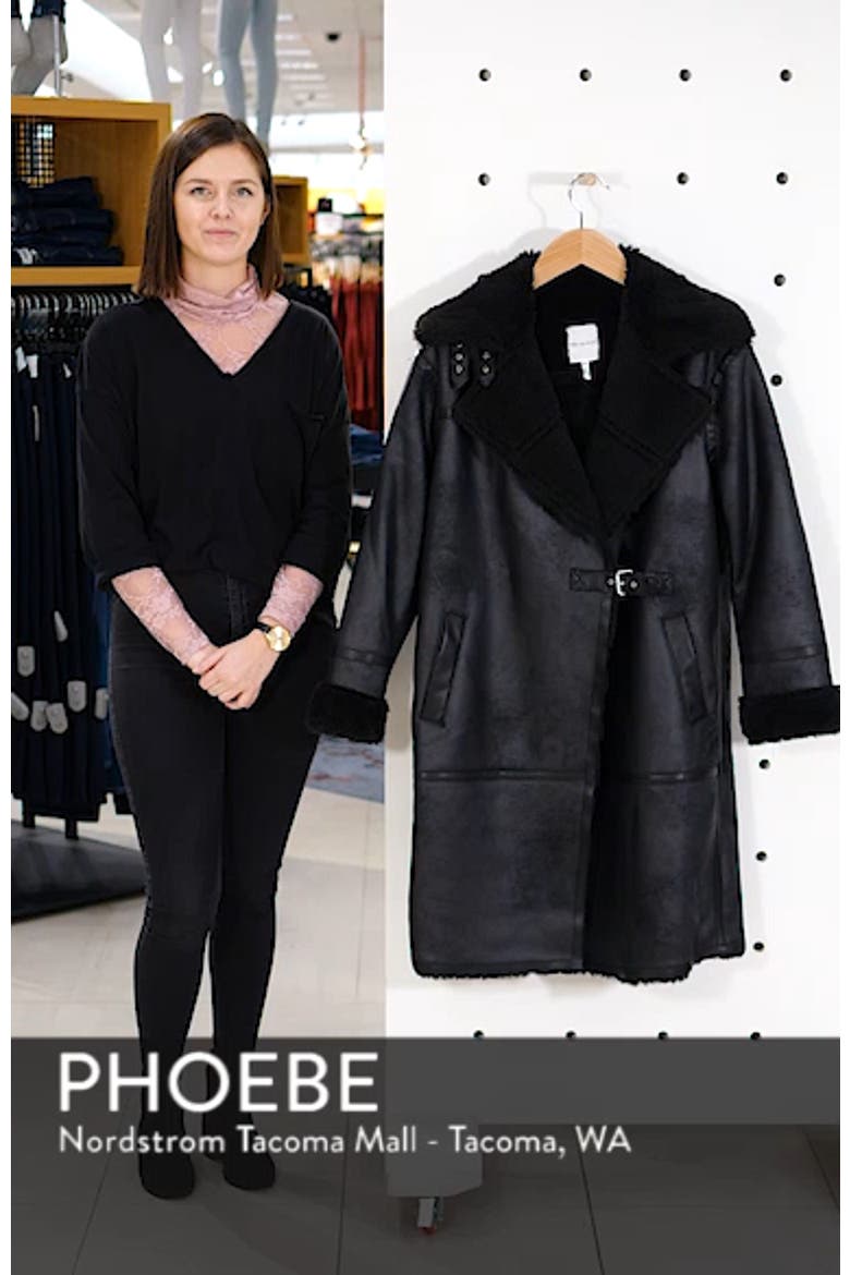 Faux Shearling Coat video