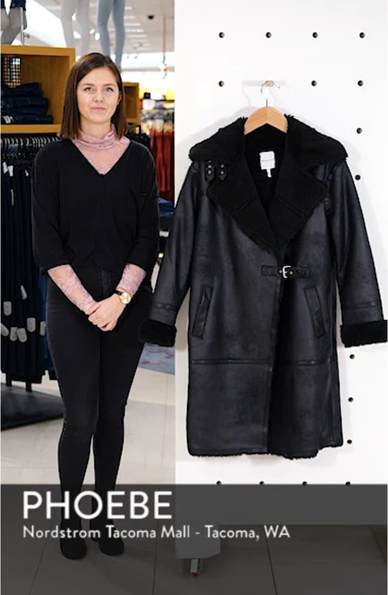 Faux Shearling Coat, sales video thumbnail