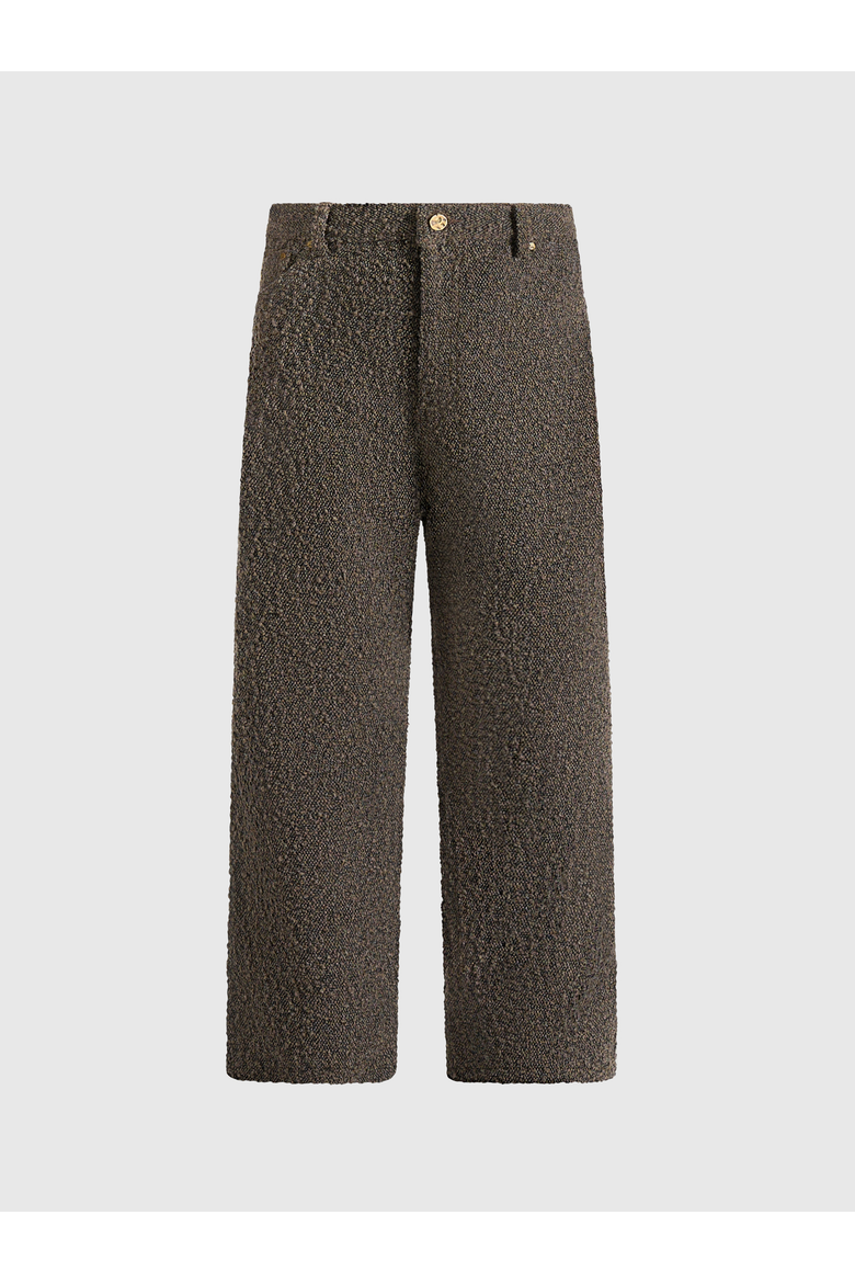 Arnault Boucle Relaxed Fit Jeans, Alternate, color, Brown