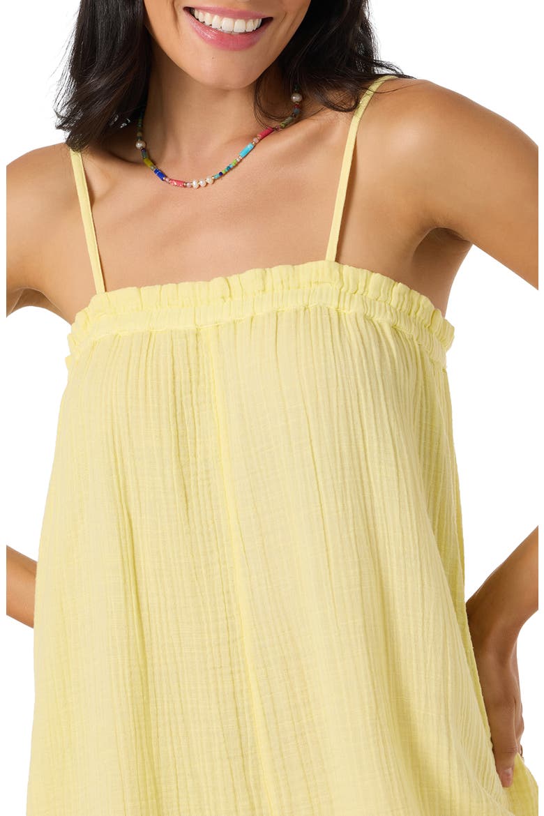 Audrey Gauze Romper, Alternate, color, CITRON