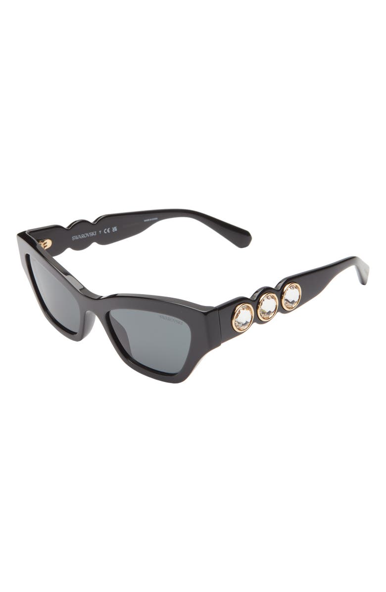 Swarovski 53mm Cat Eye Sunglasses, Alternate, color,