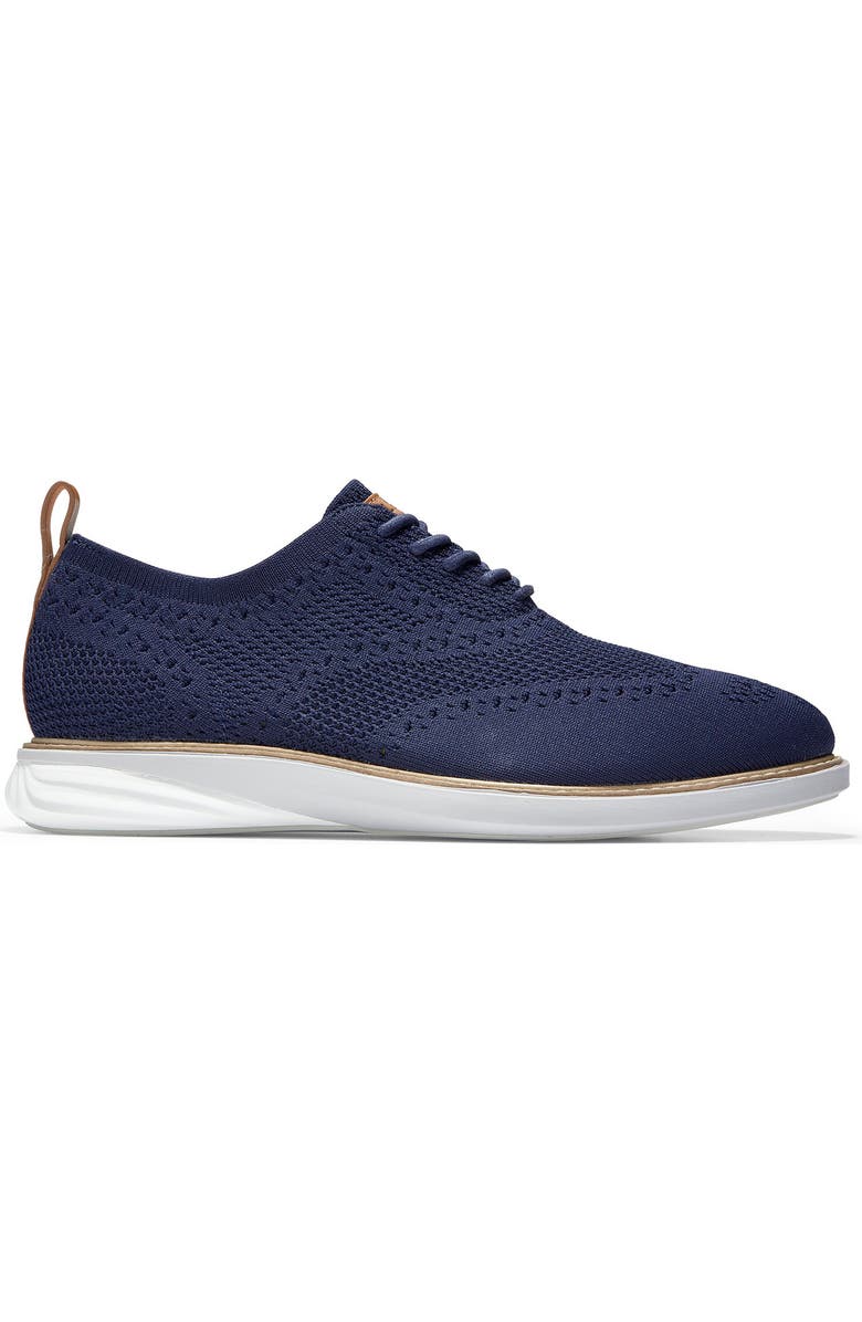 Cole Haan Grandevolution Stitchlite Oxford, Alternate, color, Marine Blue Knit