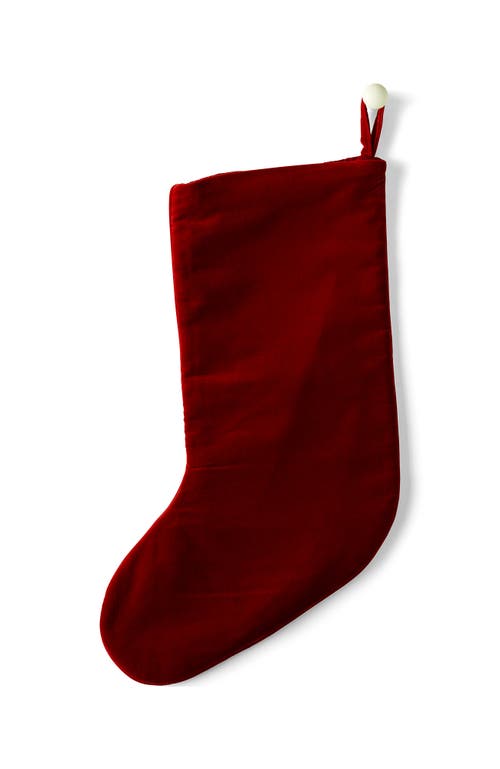 Lands' End Needlepoint Personalized Christmas Stocking In Green