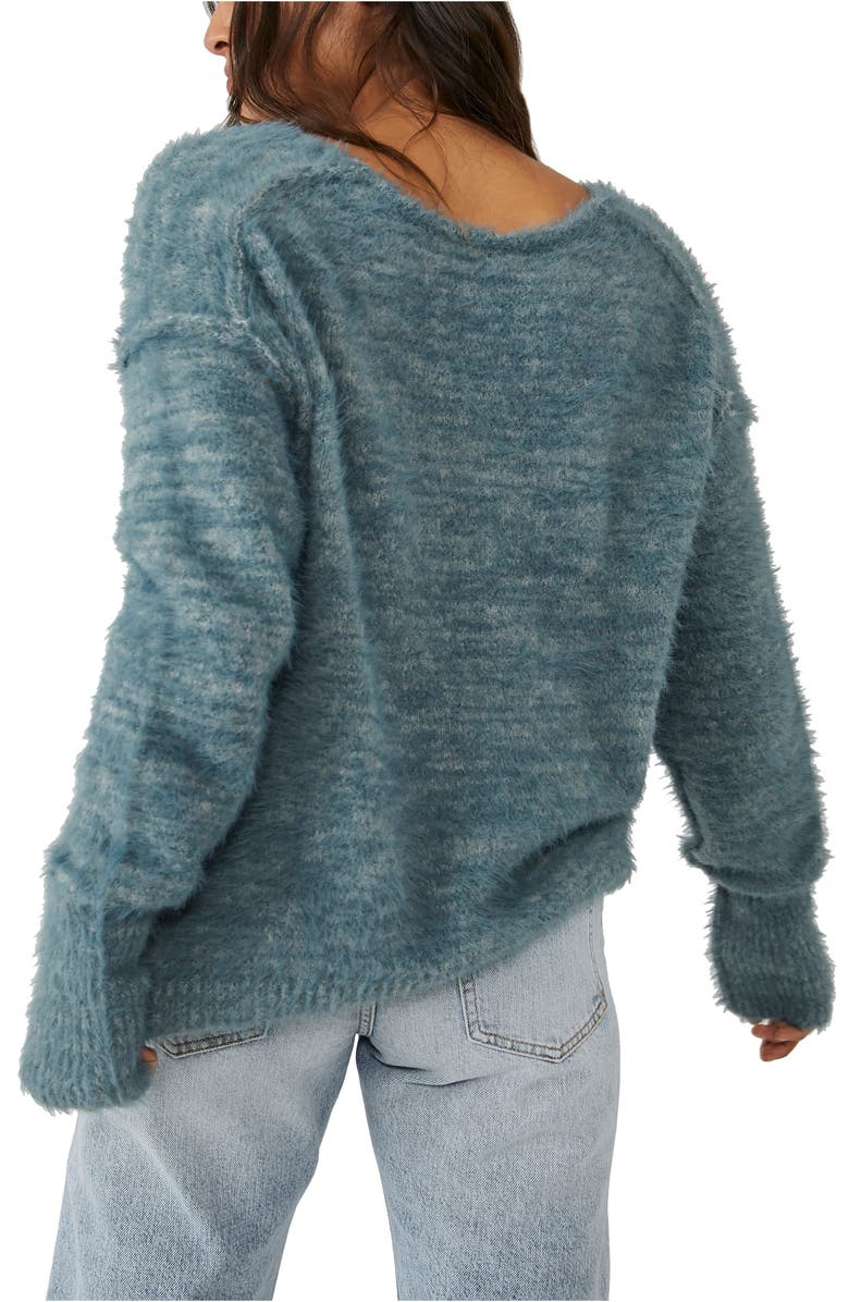 Free People Serendipity V-Neck Sweater, Alternate, color, 