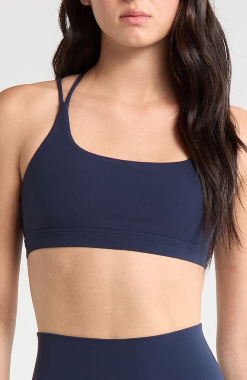MPG Cloud Strappy Sports Bra in Navy Blazer at Nordstrom, Size Small