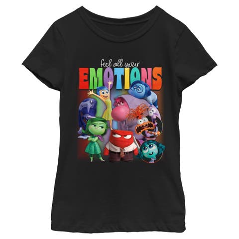 Girl's Inside Out 2 Feel All Your Emotions  Graphic T-Shirt