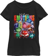 Inside Out 2 Girl's Inside Out 2 Feel All Your Emotions  Graphic T-Shirt
