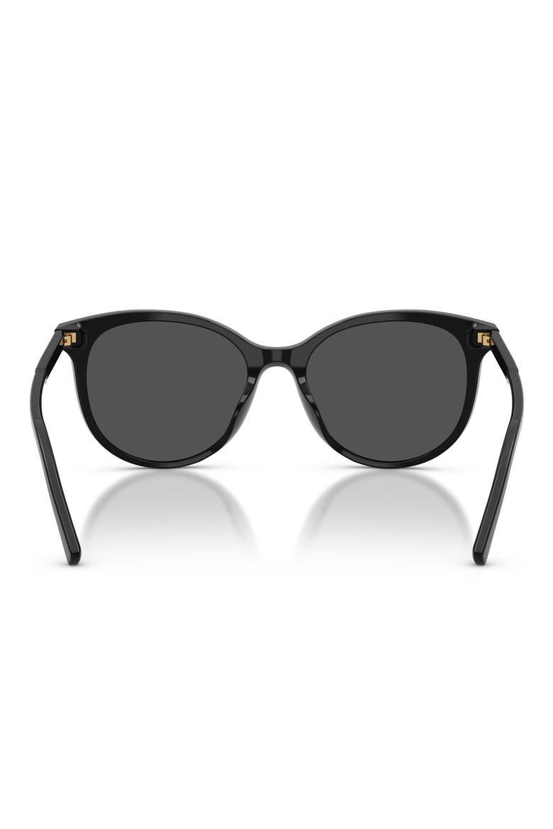 55mm Phantos Sunglasses, Alternate, color, BLACK / DARK GREY