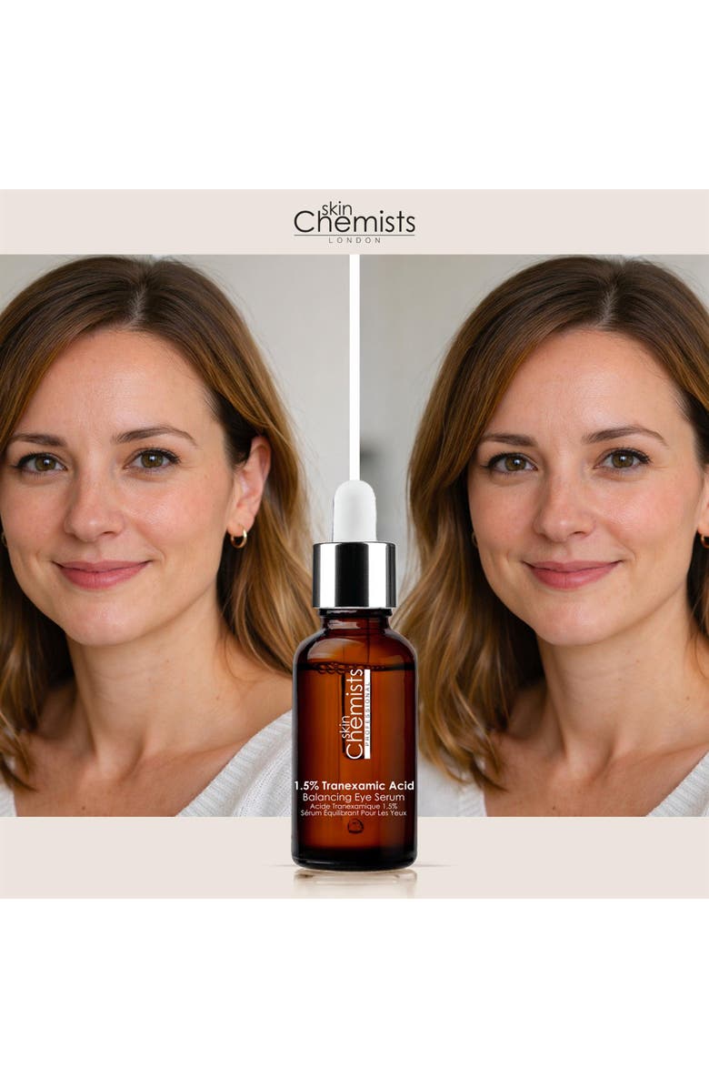 SKINCHEMISTS SC 1.5% Transexamic Acid Balancing Eye Serum 15ml for Anti-Aging, Brightening, Alternate, color, White