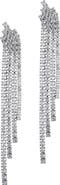 Adornia Crystal Cascading Drop Earrings