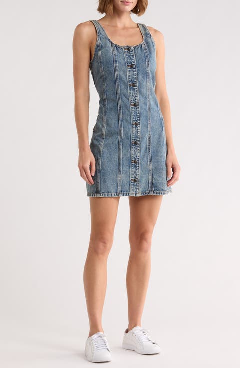 Lorraine Sleeveless Denim Minidress