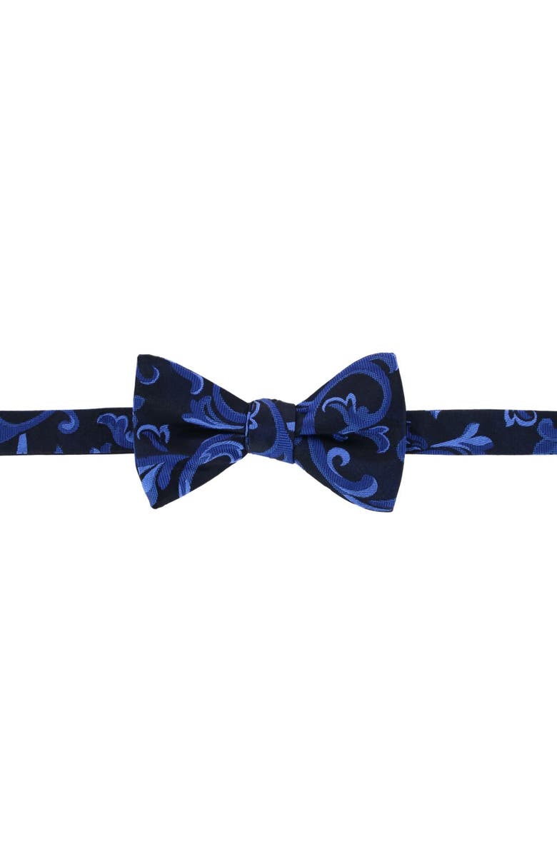 Trafalgar Christian the Romantic Brocade Silk Bow Tie, Main, color, Royal Blue
