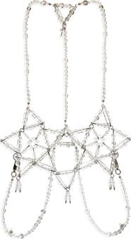 Noir Kei Ninomiya Beaded Safety Pin Harness