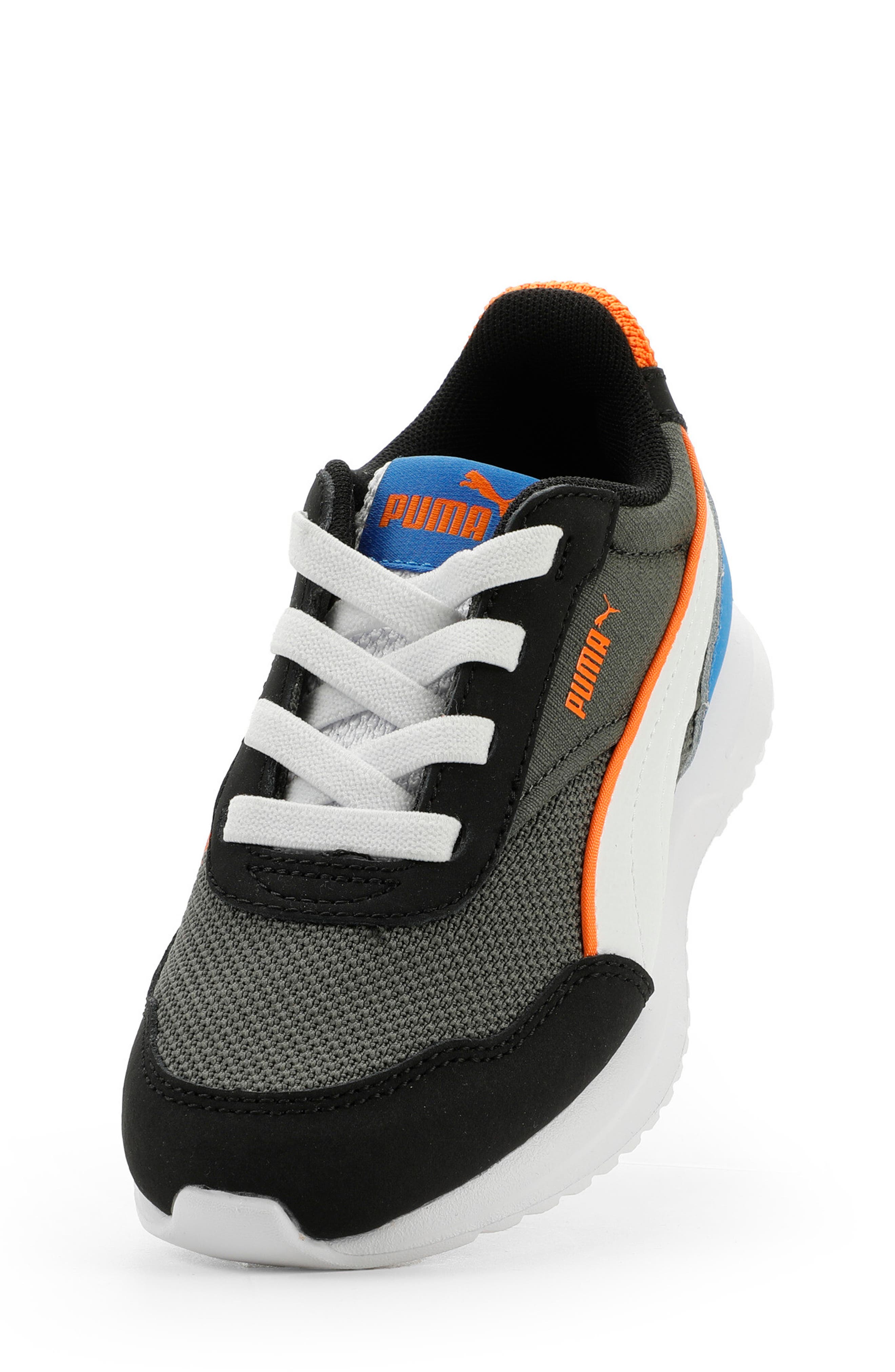 PUMA Kids' R78 Gravity Sneaker, Alternate, color, Mineral Gray/ White/ Orange