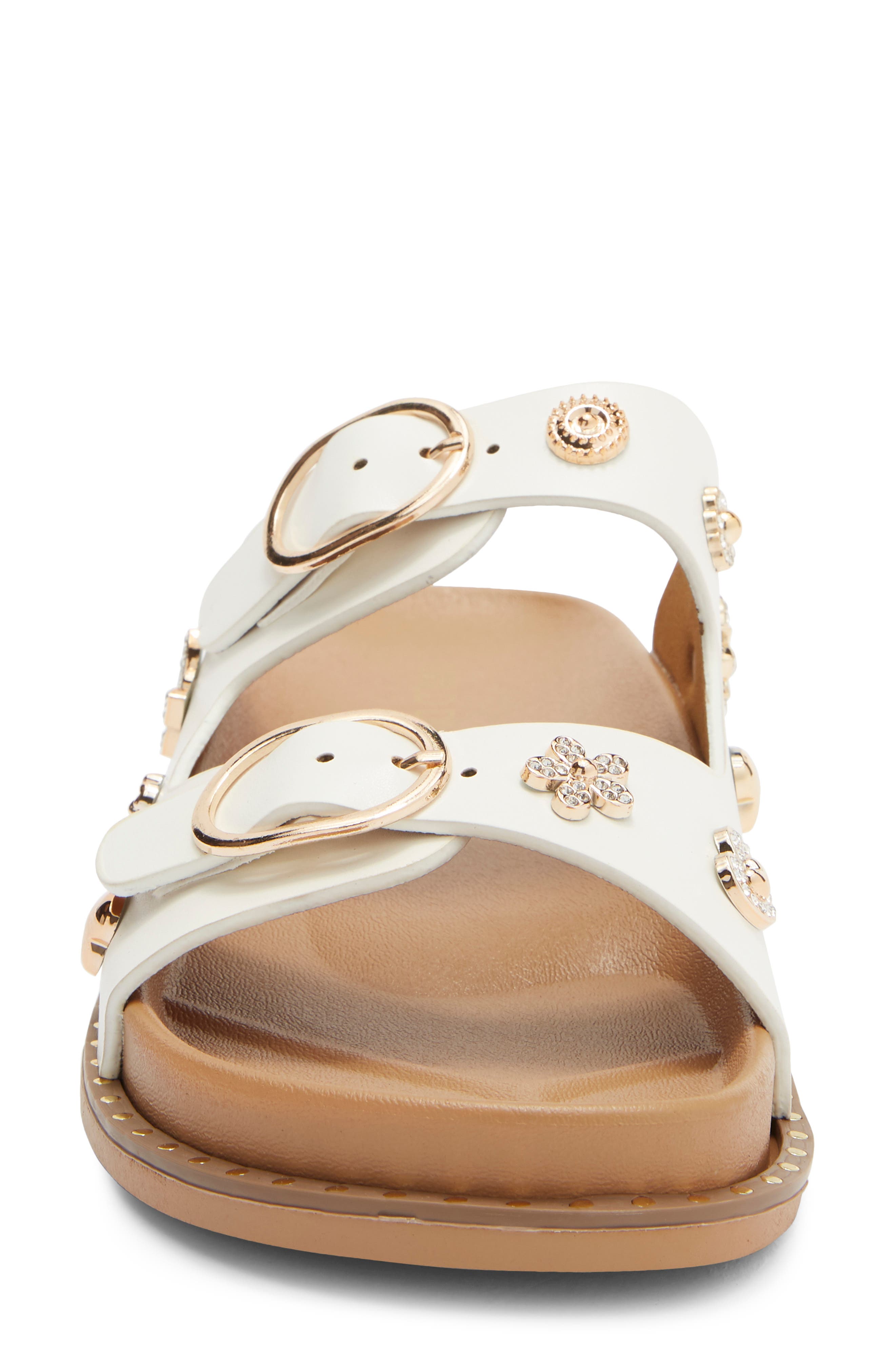 Vdara Slide Sandal, Alternate, color, WHITE
