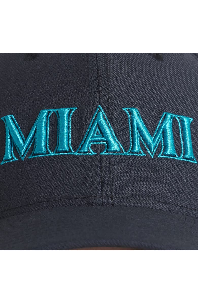 Nike Men's Nike Black Miami Marlins 2025 City Connect Performance Swoosh Flex Hat, Alternate, color, Black