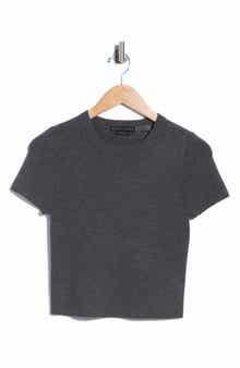Ciara Short Sleeve Stretch Wool Sweater