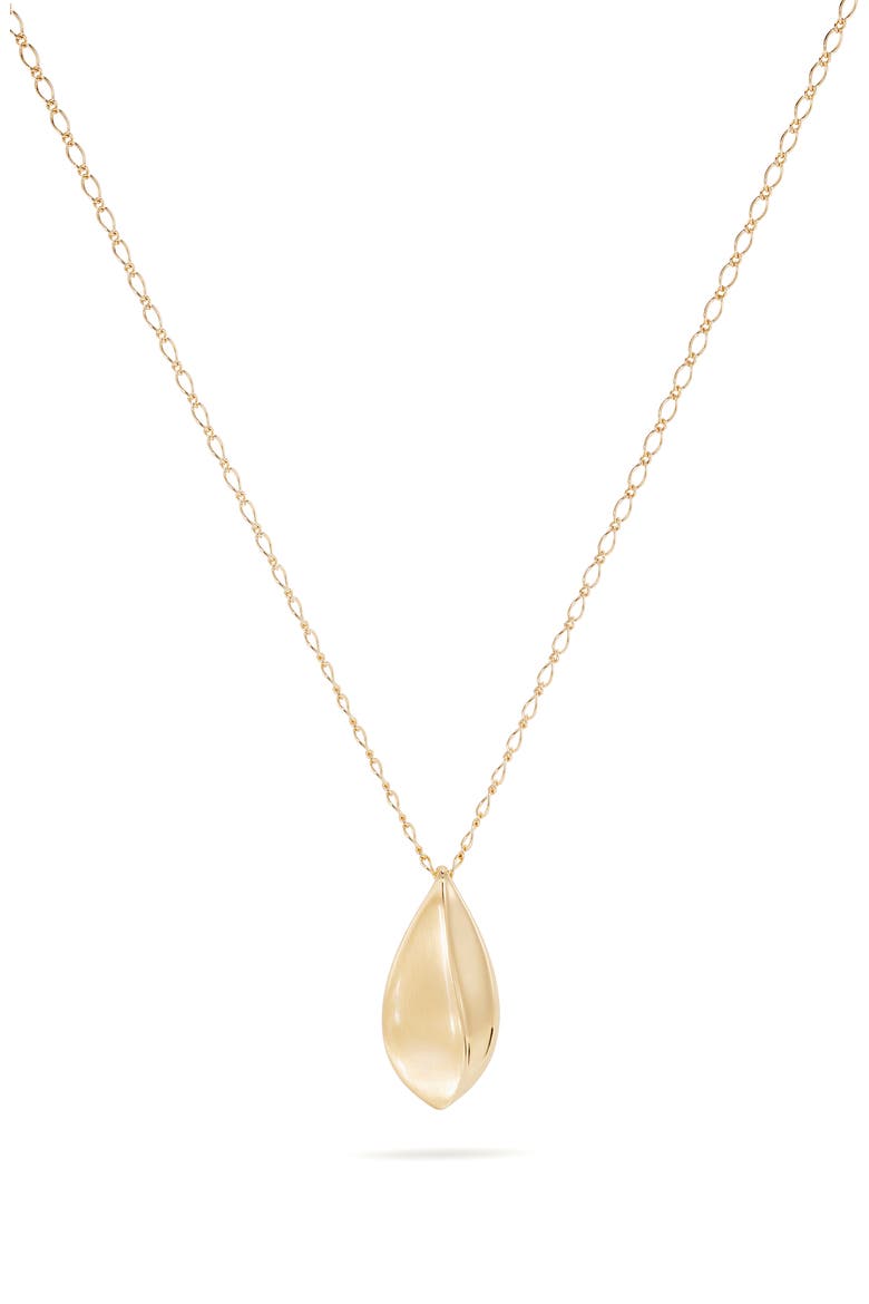 Tao Pendant Long Necklace, Main, color, GOLD