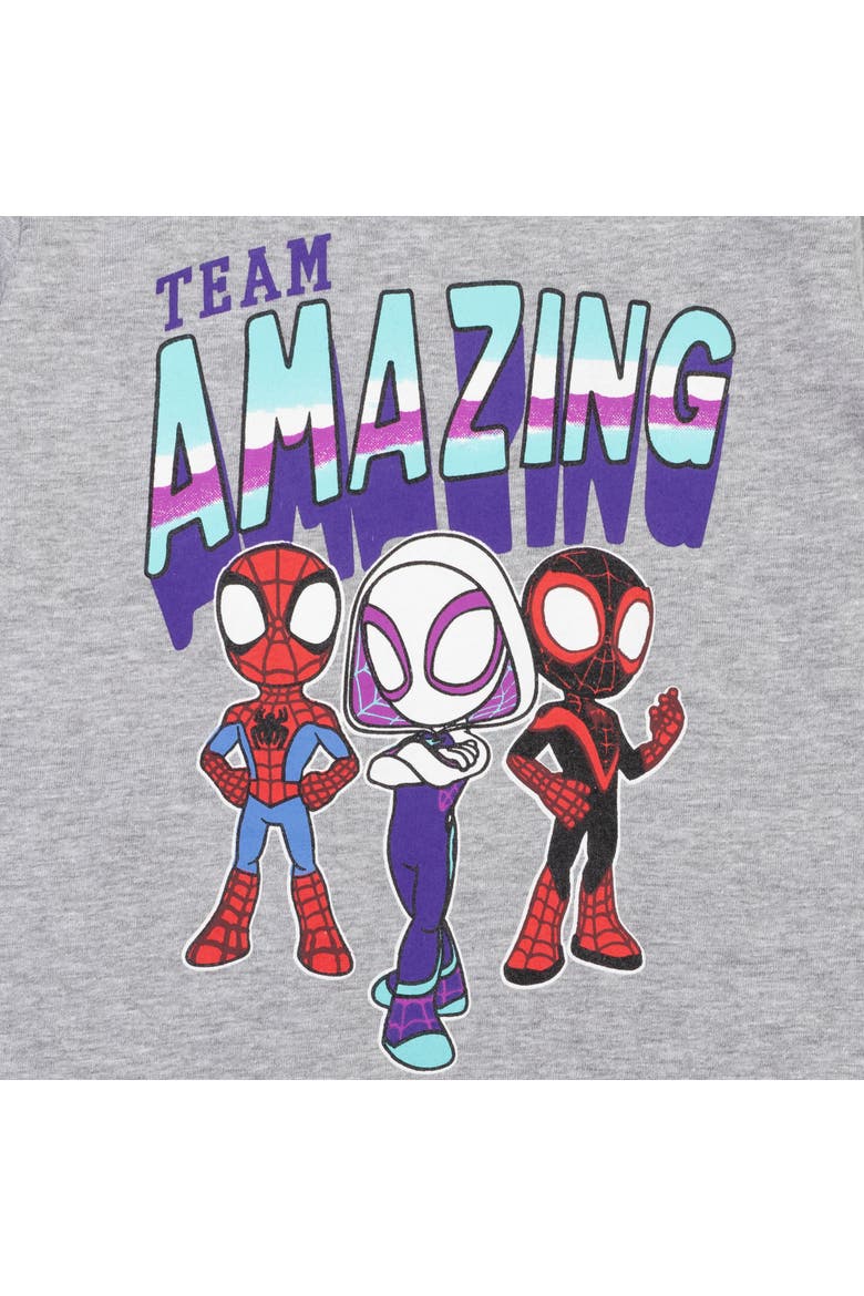 Spidey and His Amazing Friends 2-Piece Long Sleeve T-Shirts, Alternate, color, Ghost Spider Magenta