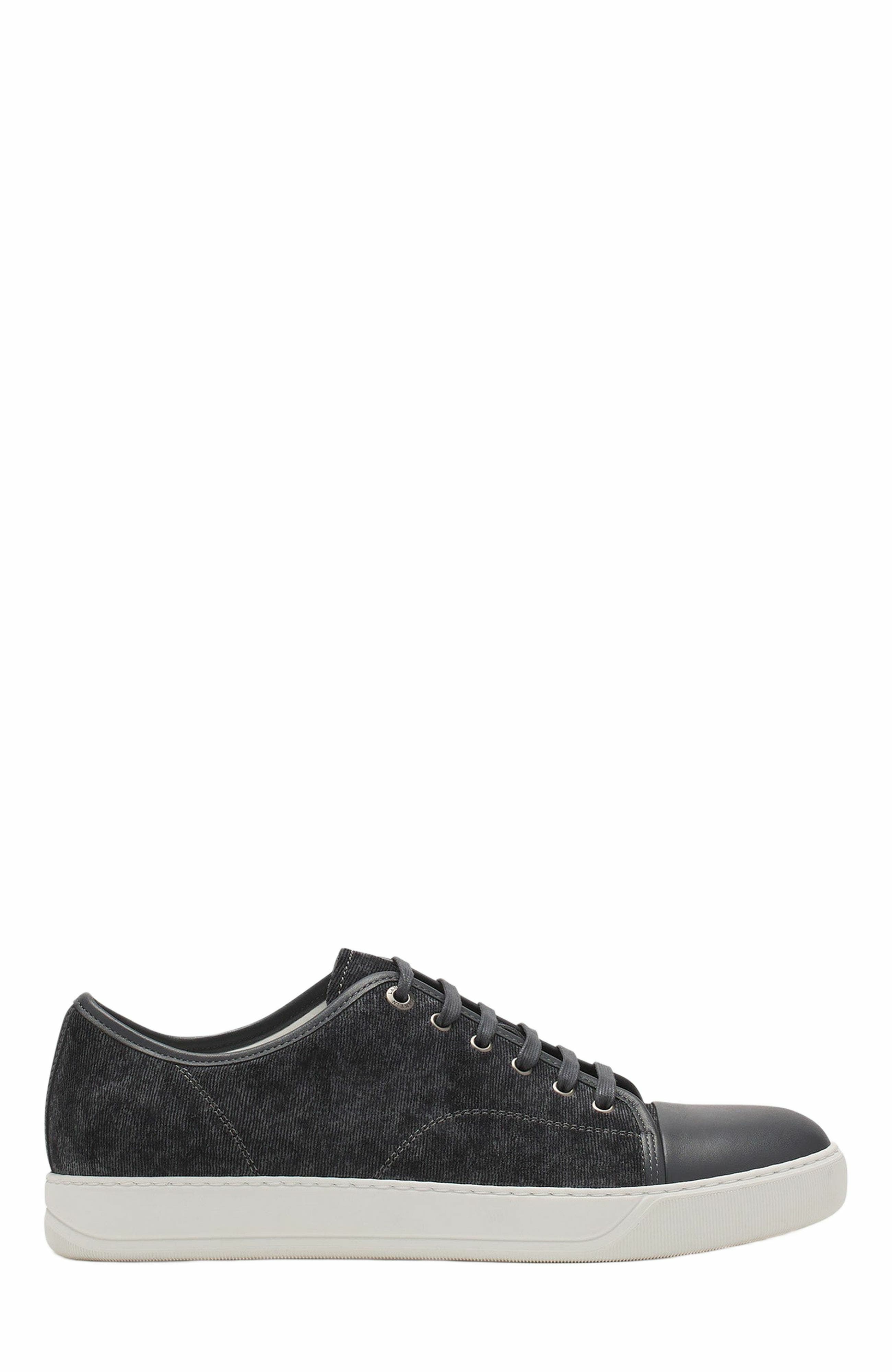 Lanvin Dbb1 Sneakers In Corduroy, Main, color, Steel
