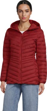 Lands' End Wanderweight Packable Down Long Jacket