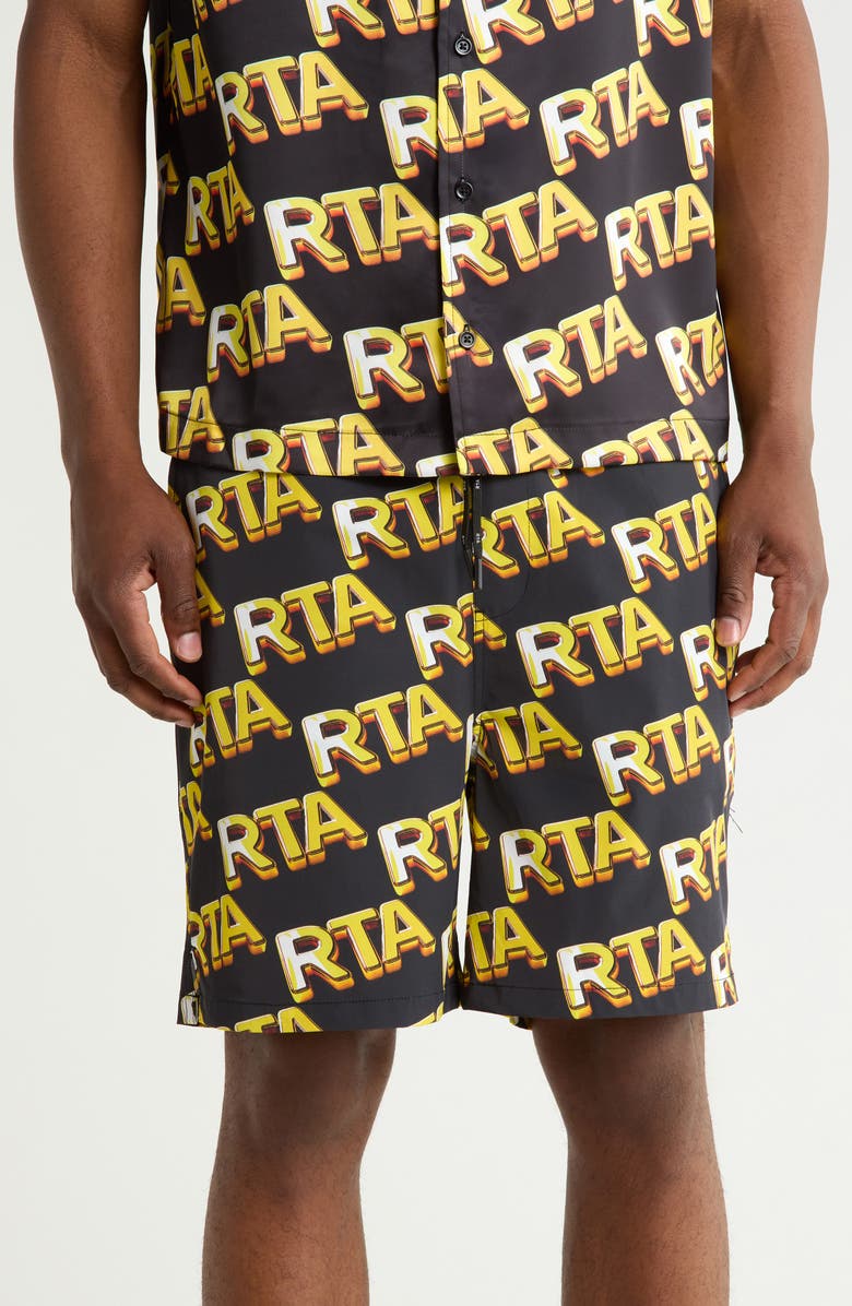 RtA Matt Shorts, Main, color, Black Rta Bullion