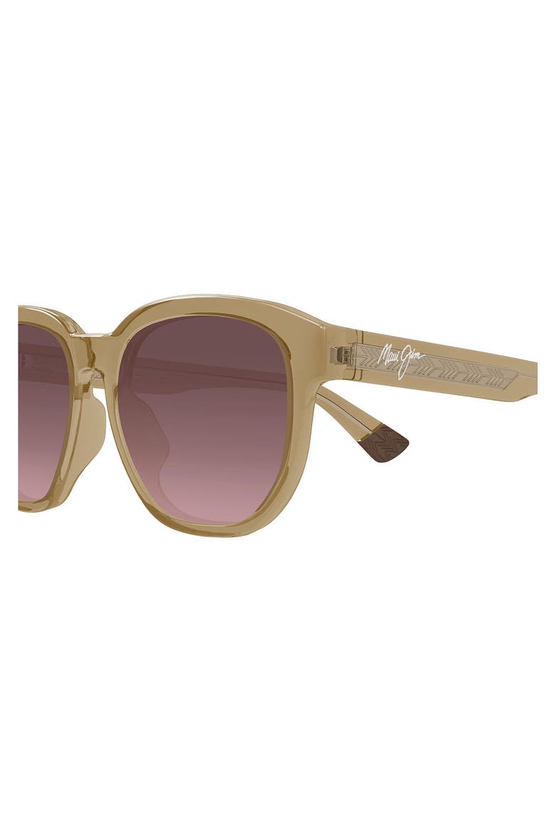 Akahai 62mm PolarizedPlus2® Oversize Square Sunglasses, Alternate, color, BROWN