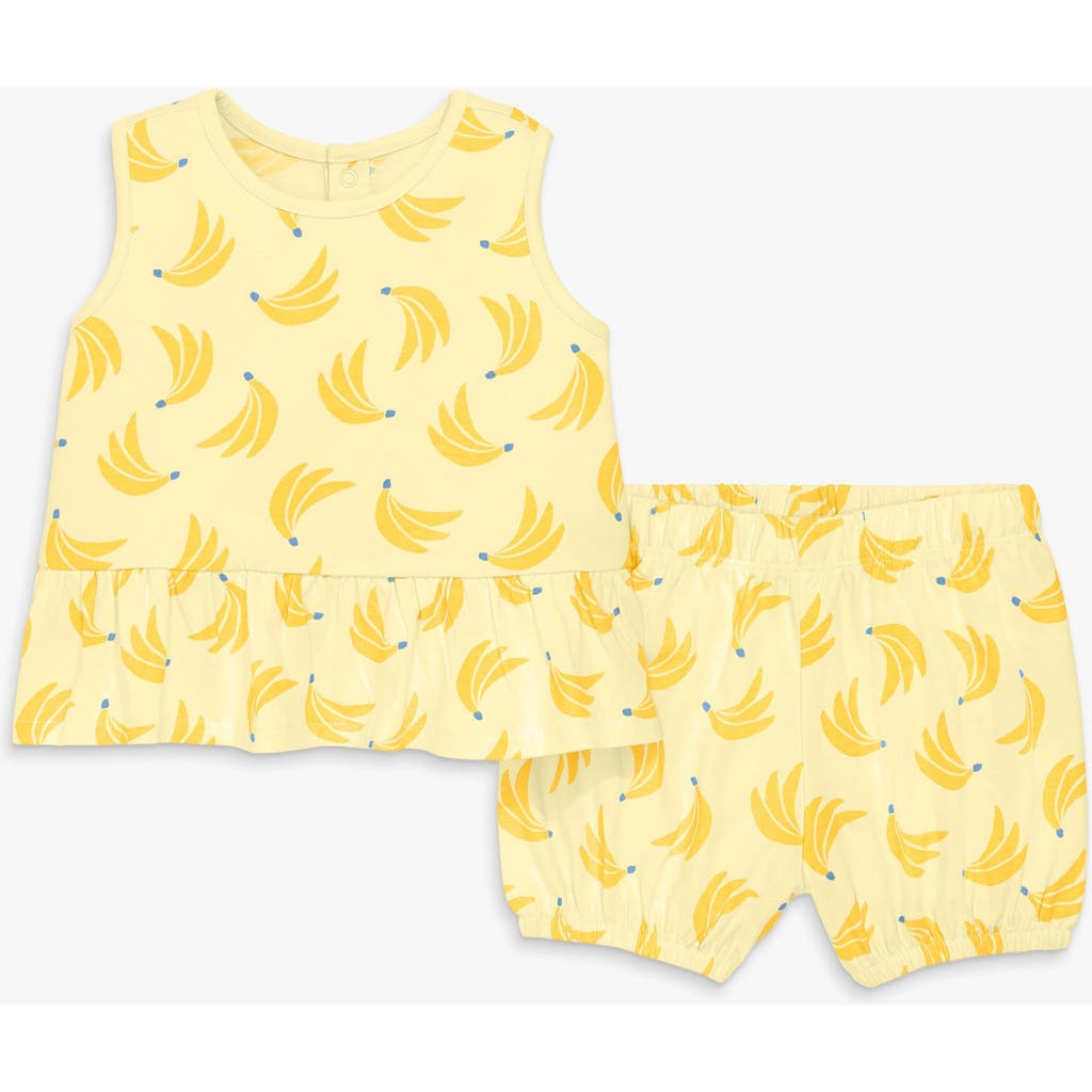 Primary Kids' Baby Tank And Shorts Set In Yellow