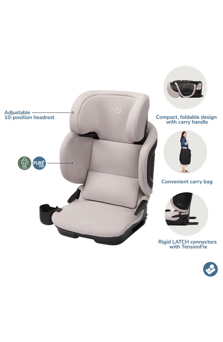 Maxi-Cosi<sup
®</sup
Tanza Folding Belt Positioned Booster Car Seat, Alternate, color, Sea Drift