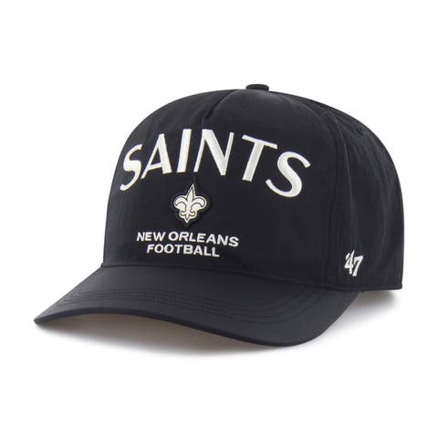 Men's '47 Black New Orleans Saints Modernia Hitch Adjustable Hat