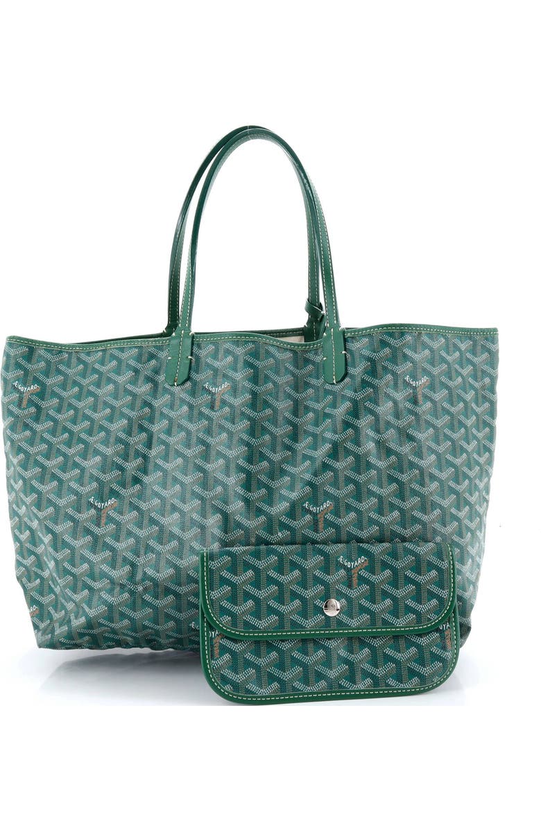 Pre-Owned Goyard Saint Louis Tote Coated Canvas PM, Alternate, color, Green