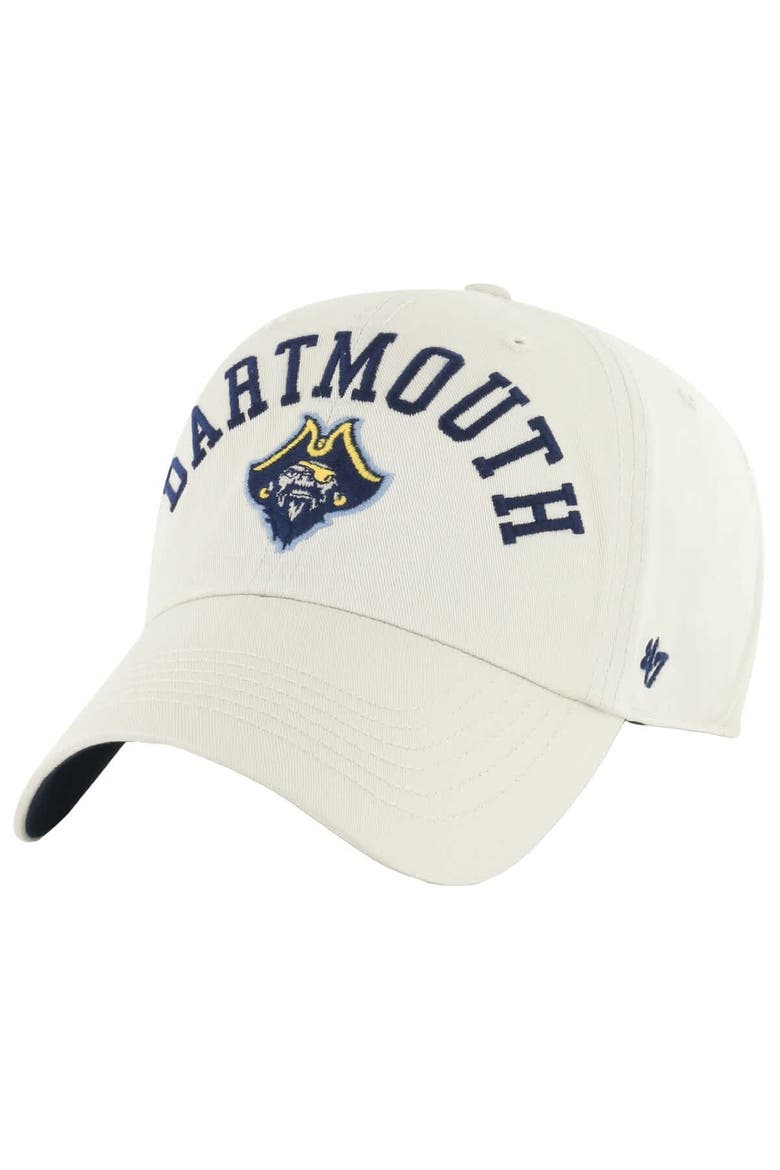 Men's '47 Cream Dartmouth Big Green Clubhouse Faber Clean Up Adjustable Hat, Alternate, color, Cream