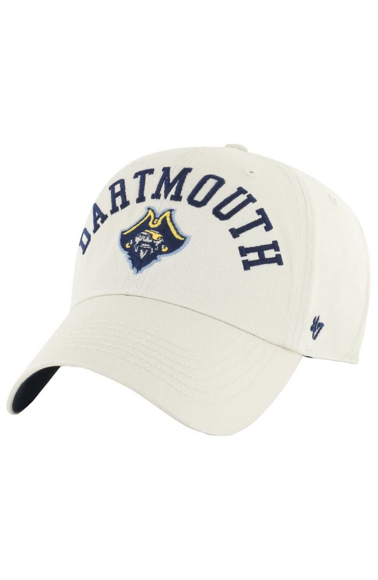 '47 Men's '47 Cream Dartmouth Big Green Clubhouse Faber Clean Up Adjustable Hat, Alternate, color, Cream