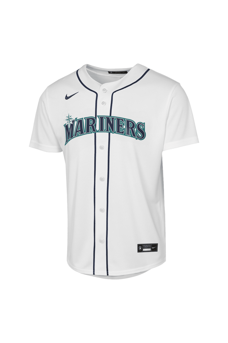 Youth Nike Josh Naylor White Seattle Mariners Baseline Jersey, Alternate, color, White