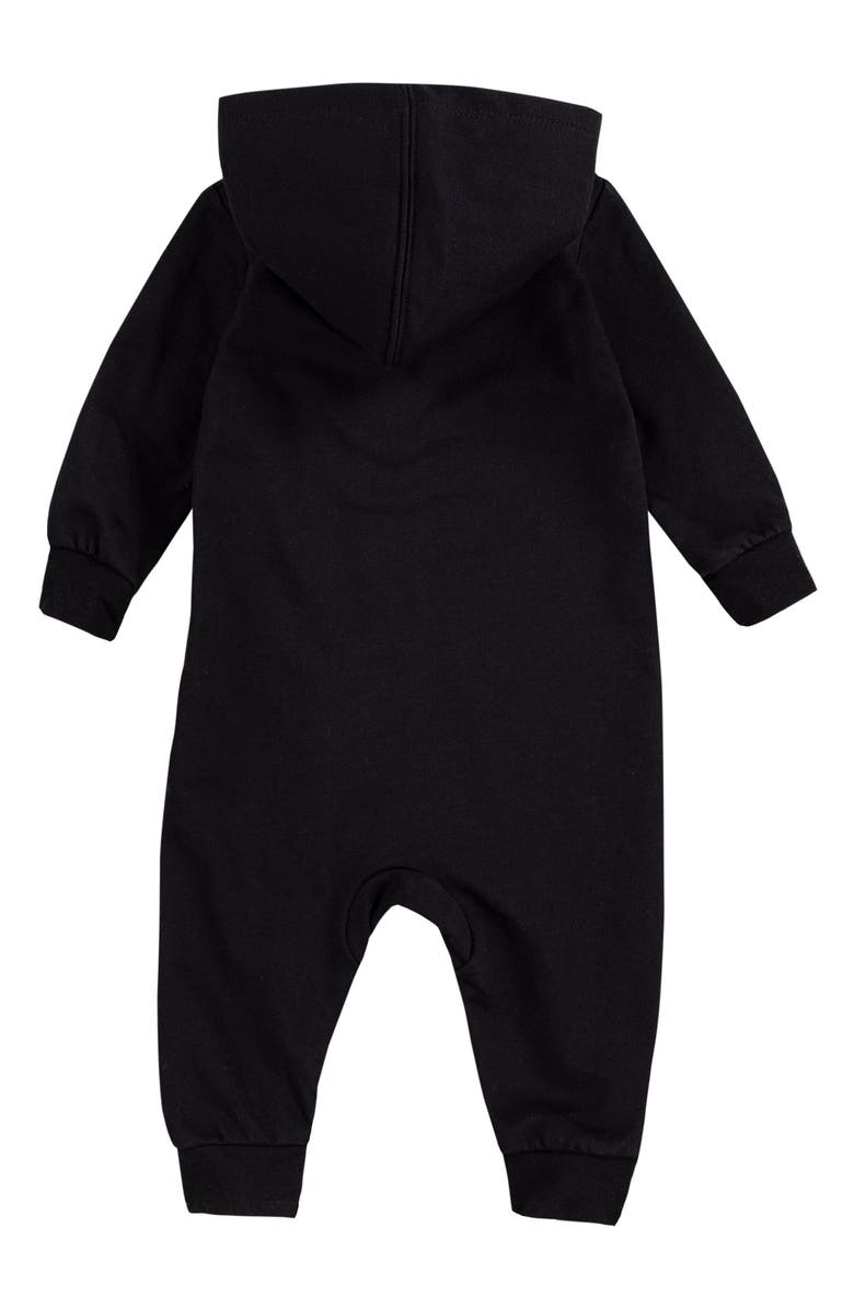 Jordan Jumpman Hooded Cotton Blend Romper, Alternate, color, 