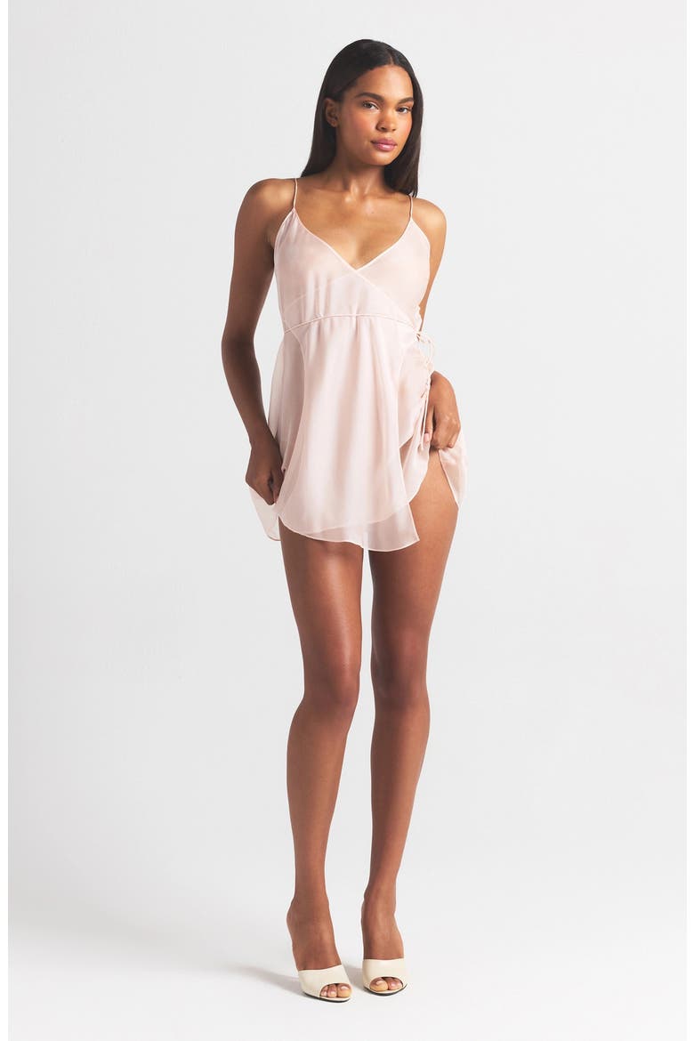 Romance Silk Slip Nightgown, Alternate, color, PRIMROSE