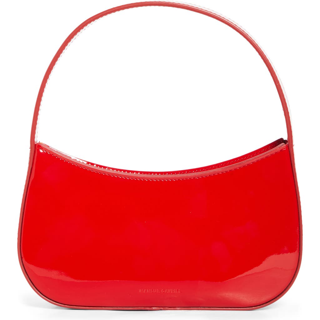 MANSUR GAVRIEL MANSUR GAVRIEL MINI BONBON PATENT LEATHER SHOULDER BAG