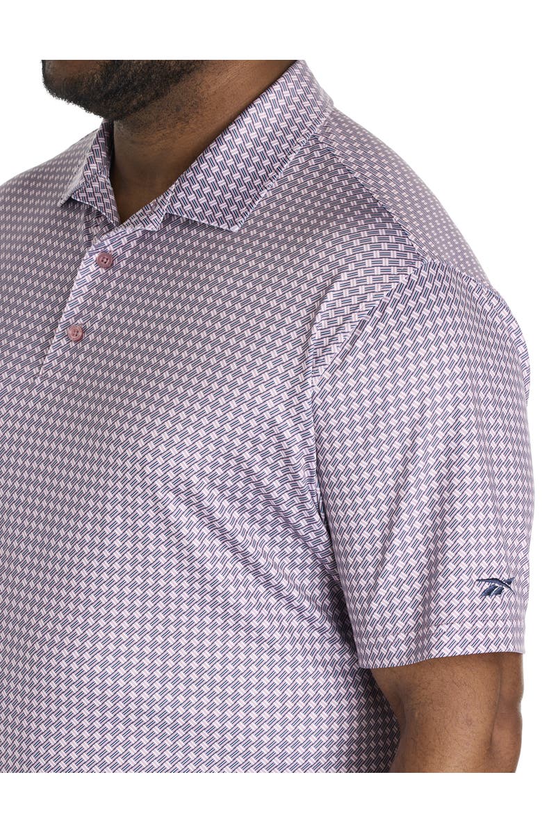 Reebok Big & Tall Basketweave Performance Polo Shirt, Alternate, color, Infused Lilac