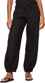 Sanctuary Melody Drawstring Linen Balloon Pants