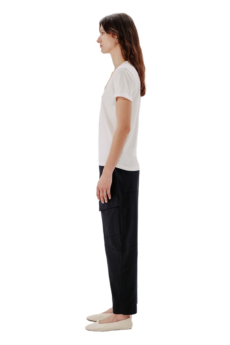 V-NECK TEE, Alternate, color, WHITE