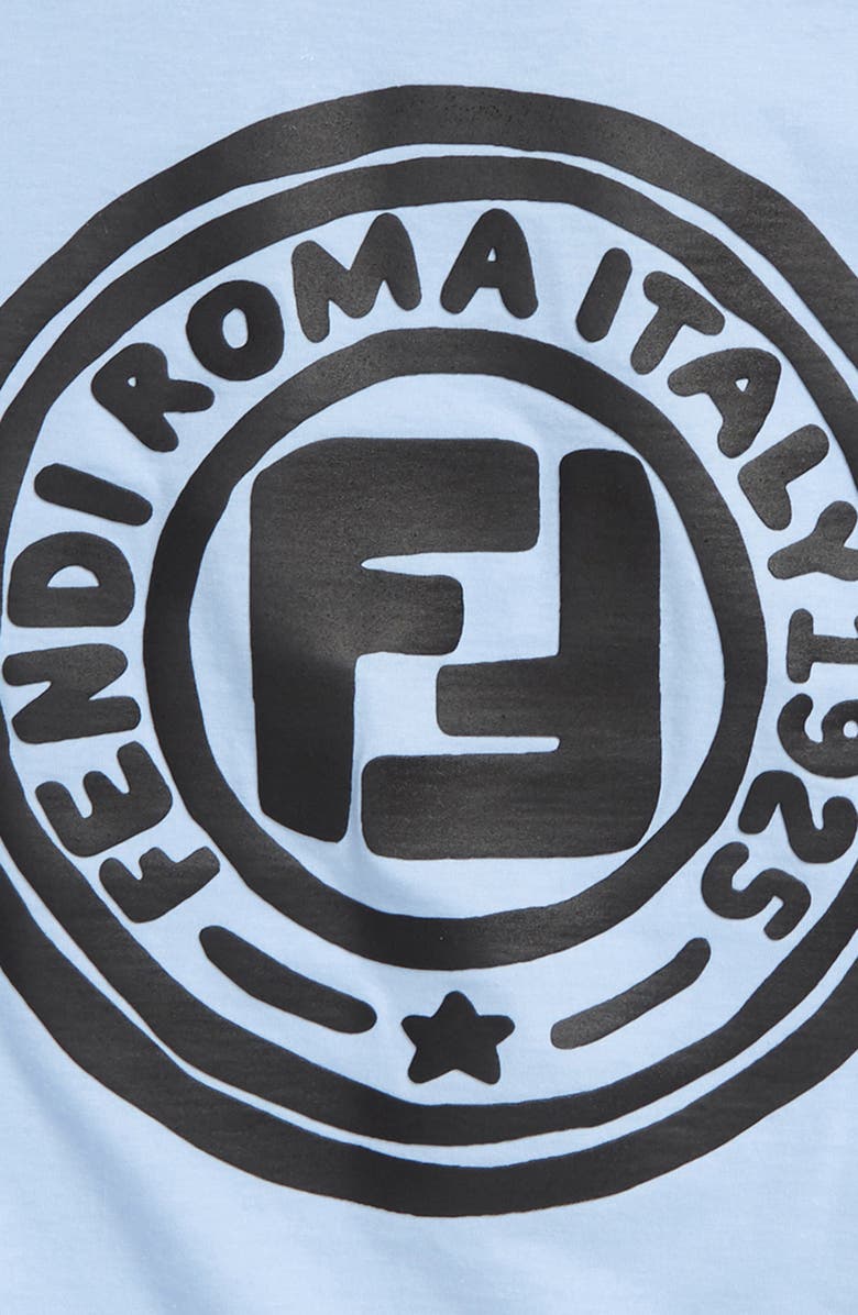 Fendi Logo Graphic Cotton Tee, Alternate, color, 