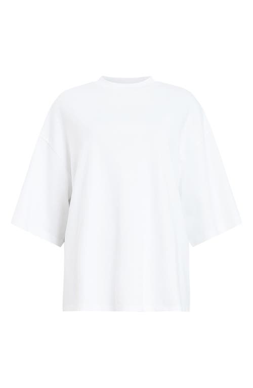 Allsaints Poster Boyfriend Cotton Graphic T-shirt In White