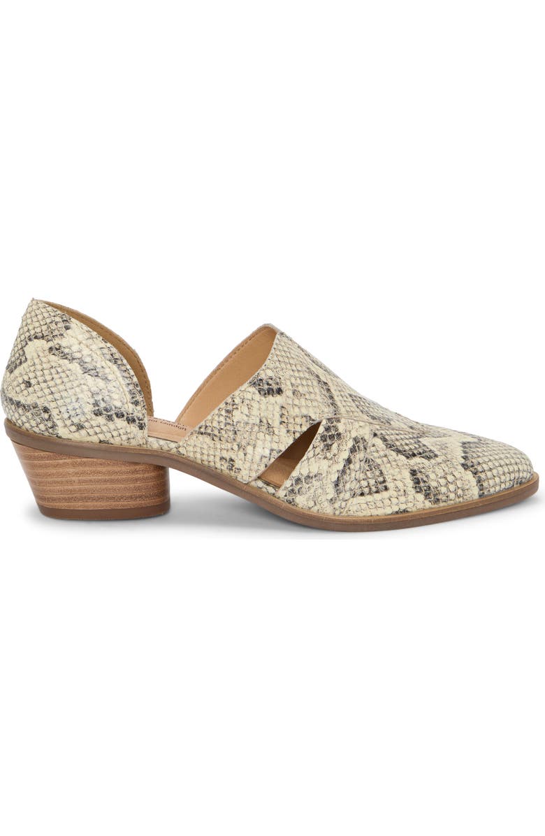 Lucky Brand Minnsy d'Orsay Pump, Alternate, color, Natural Embossed