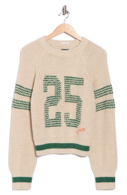 Mother The Fisherman Concert Alpaca Blend Sweater In Neutral