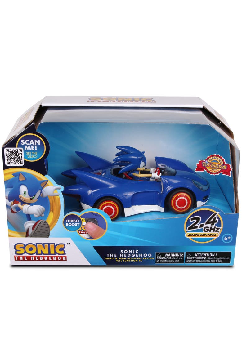 Sonic Car Remote Control Vehicle, Ages 6+, Alternate, color, Multicolored