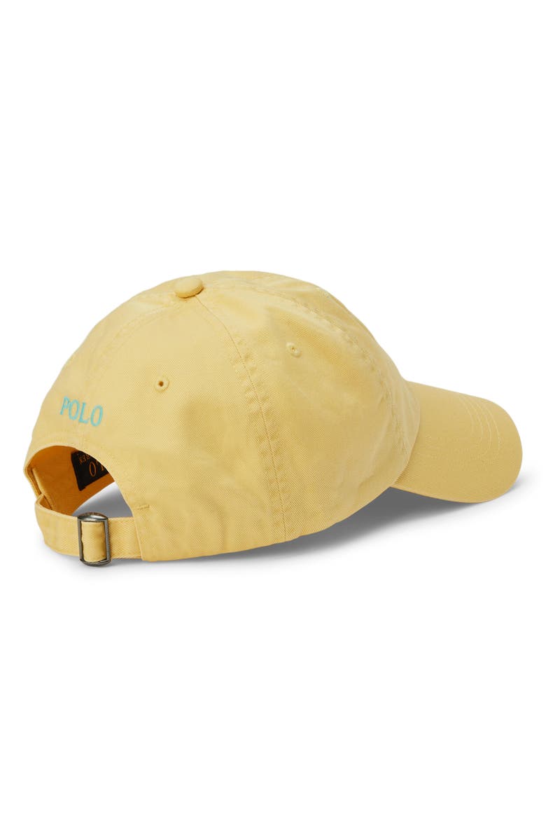 Polo Ralph Lauren The Iconic Cotton Chino Baseball Cap, Alternate, color, Corn Yellow